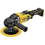 DEWALT 20V MAX* XR Cordless Polisher, Rotary, Variable Speed, 7-Inch, 180 mm, Tool Only (DCM849B)