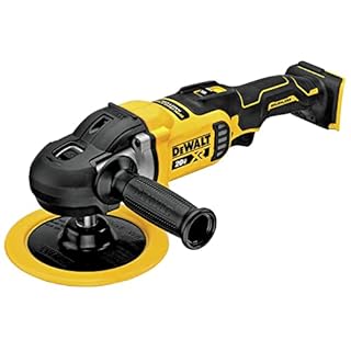 DEWALT 20V MAX* XR Cordless Polisher, Rotary, Variable Speed, 7-Inch, 180 mm, Tool Only (DCM849B)