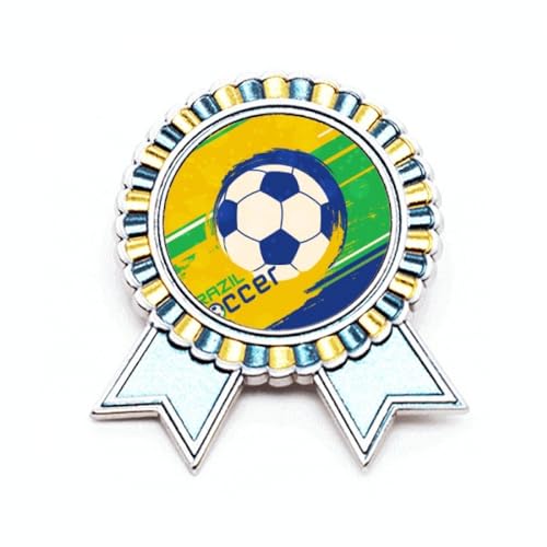 Broche Brésil Football le cadeau parfait pour célébrer la passion du sport