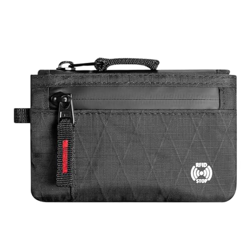 Small (Radio Frequency Identification) Card Wallet, Multi-function Anti-theft Card Holder With Coin Compartment, Contactless ProtectedRFID Wallet, Small Safe And Secure Mini Travel Wallet: Light