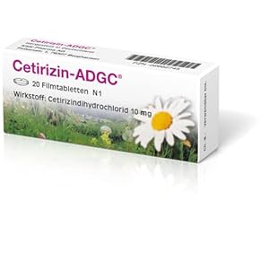 Cetirizin ADGC 20 Stück – bei Heuschnupfen, allergischem Schnupfen, allergischen Symptomen der Augen und Nesselsucht