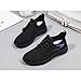 ZWRXW Orthotic Shoes for Women Men, Hands Free Slip On Sneakers, Arch Support Walking Shoes, Knit Breathable Lightweight Comfortable Orthopedic Shoe Fashion Sneakers Trainers Black