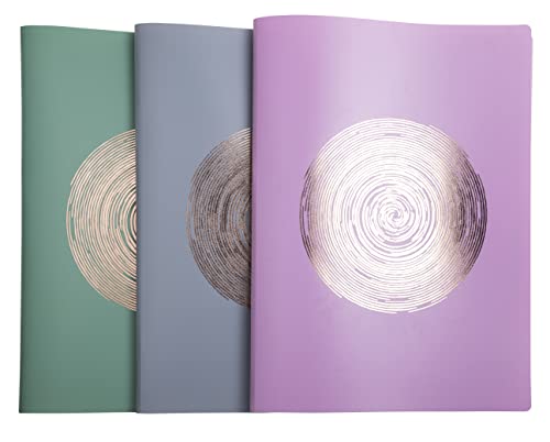 Exacompta - Ref. 85790E - 1 Ellipse semi-rigid recycled PP document cover 60 views - A4 - random colours, 24 x 32 cm - Image 2