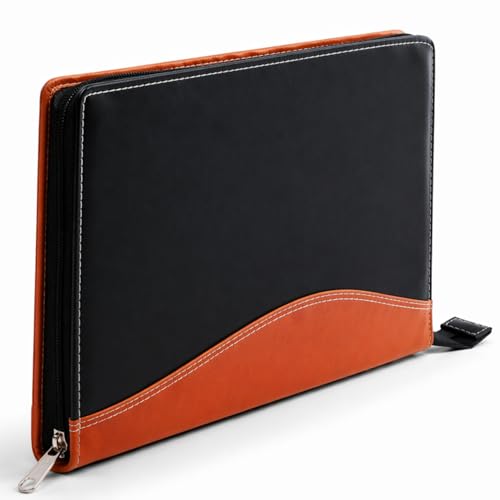 Image of STREPE ZK 20 Leafs A4 Document File Folder for Offices, Multipurpose Professional Leather File Folders for Documents and All Type of Papers and Certificates