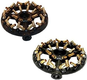 10 Inch High-Powered 32 Brass Tip Jets Burners (Natural Gas) (160,000 Btu)