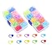 BESMEILYIN 300 Pieces Locking Stitch Markers, Knitting Stitch Counter Colorful Crochet Stitch Needle Clip with 2 Storage Box, 10 Colors