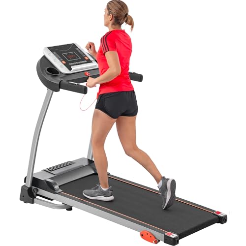 Image of Compact Foldable Treadmill for Home Use, 2.5 HP Electric Walking Pad Treadmill & Jogging Machine, Small Treadmills for Small Spaces with Device Holder, 3-Level Incline Adjustable Portable