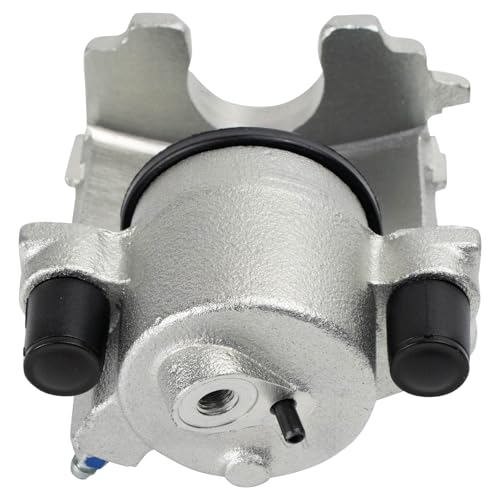 Image of TRQ Front and Rear Brake Caliper Set Zinc Coated Brackets Compatible with 1998-2010 Volkswagen Beetle 1999-2006 Golf