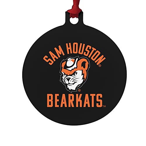 GRAPHICS & MORE Sam Houston State University Bearkats Aluminum Holiday Christmas Tree Ornament - 3.0