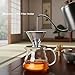 Stainless Steel Pour Over Coffee Dripper, Paperless Reusable Cone Coffee Filter with Ultra Fine Micro Mesh, Pour Over Coffee Maker for Single Cup Brew, Non-slip Stand for Perfect Extraction, 1-4 Cups