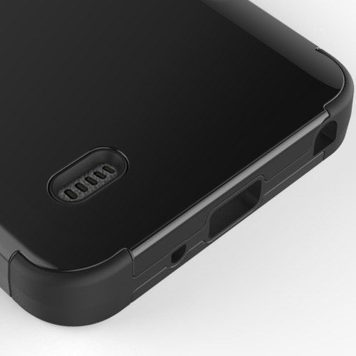 Mybat Cell Phone Case For Zte N9137 (Tempo X), Zte Z839 (Blade Vantage), Zte Z855 (Avid 4), Zte Fanfare 3, Jet Black/Black Solid #TOP3