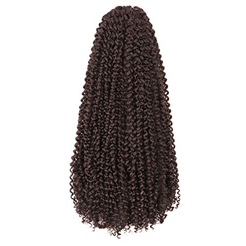 Toyotress Passion Twist Hair - 24 Inch 7Packs Light Brown Water Wave Crochet Braids Synthetic Braiding Hair Extensions (24 Inch 7Packs, 4#) #TOP5