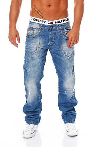 Cipo & Baxx C-0600 Regular Fit Herren Jeans, Hosengröße:W40/L32