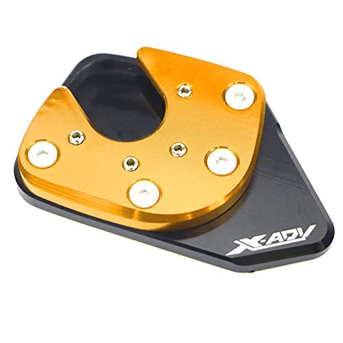 �I�[�g�o�C���i �ɓK������z���_X-ADV XADV 750 2017 2018���[�^�[�T�C�N��CNC�T�C�h�X�^���h���L�@�L�b�N�X�^���h�G�N�X�e���V�����v���[�g���L�@�p�b�h�p(Gold)