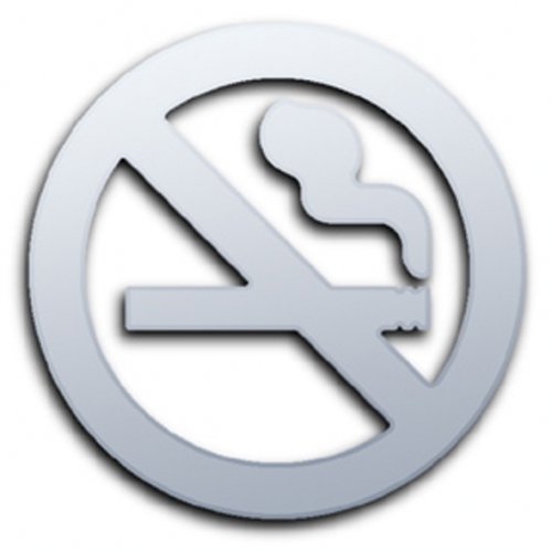 Super Cool Creations No Smoking Mirror Sign - 12cm x 12cm - Image 3
