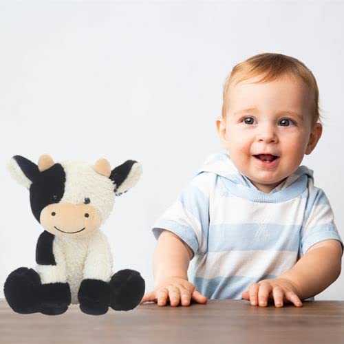 Bsvome 9 Inches Cow Stuffed Animal Soft Plush Cute Cow Doll For Boys Girls #TOP5