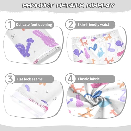 Girls Leggings Children's Balloon Toys Toddler Girls Clothes Leggings for Girls Toddler Girls Leggings 3-4T3