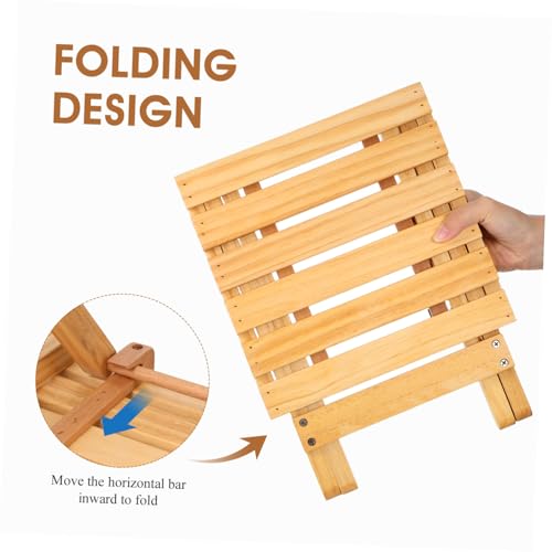 Table pliante extérieure en bois pour jardin balcon et support de plantes