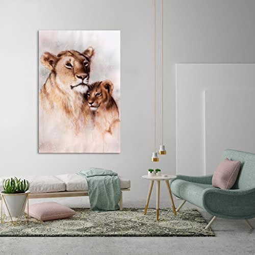 Peinture canvas animaux DCA076-2 luminescente grand format 80 x 120 cm - 3
