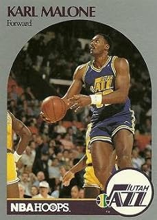 Karl Malone Basketball Card (Utah Jazz) 1990 Hoops #292