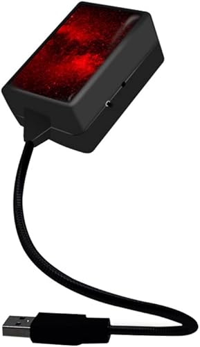 ihreesy Proyector de estrella para techo de automóvil, luz nocturna, rotación de 360 grados, luces LED de atmósfera activadas por sonido, decoración