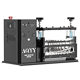 AQYY Electric Wire Stripping Machine, 11 Channel Automatic Wire Stripper for 0.08-1.5 in. Copper Wires, 700W Cable Stripper Machine with 10 Blades, Electric Wire Stripper for Workshop Recycling