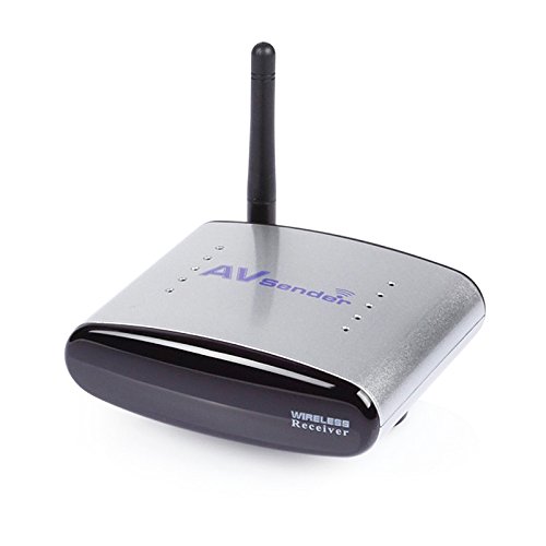 axGear AV Wireless Transmitter RCA Composite Video Cordless Sender Receiver IR Remote Signal