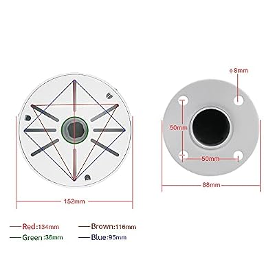 Security Camera Mount Bracket, Universal Wall Mount for CCTV & IP Cameras, J Type (12.5 INCH)