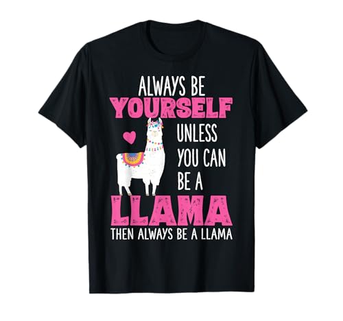 Cute Funny Llama Shirt Llamas Lover Shirts Girls Women T-Shirt