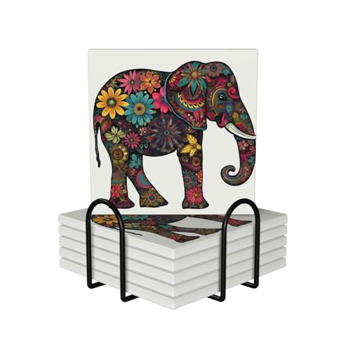 Dessous de verre pour table basse céramique absorbante apéritif moderne - 2