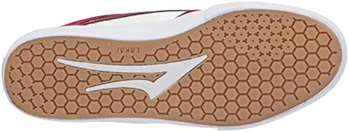 Lakai Men's Proto Vulc Skate Shoe, Cardinal Suede, 10 | Image 3