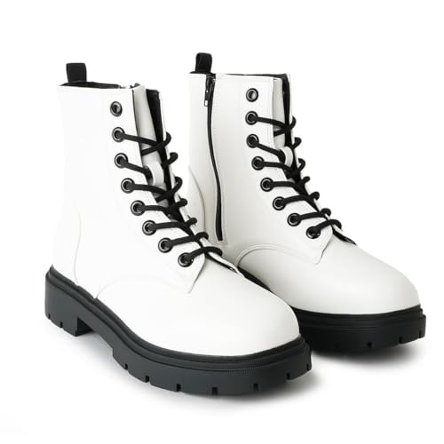 J. Adams Harley Combat Boot - Casual Outdoors Slip On Lace Up Ankle Bootie3