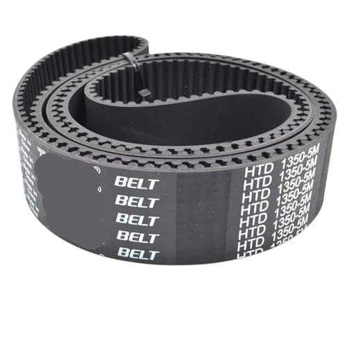 Courroie de distribution HTD 5M en caoutchouc renforcé à structure durable 2PCS