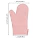 Hovico Silicone Oven Mitts, Heat Resistant 500F Kitchen Mitts 2PCS, 11.6