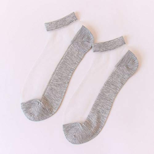 CXKWZ Men'S Socks 5 Pairs Men'S Ankle Socks Male  Transparent Summer Invisible Boat Sock Slippers Thin Sox Breathable