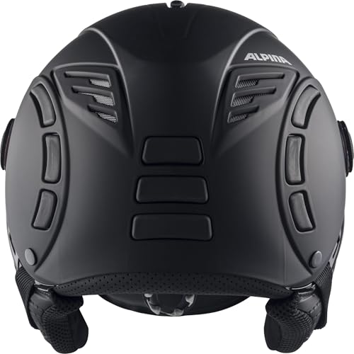 Alpina A9209 Skihelm in Schwarz Matt für Kopfgrößen 59-61 cm