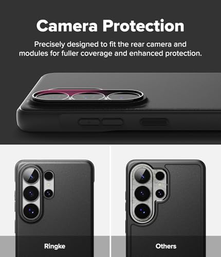 Image of Ringke Onyx for Samsung Galaxy S26 Ultra Case Back Cover [Compatible with MagSafe] [Anti-Fingerprint Texture] Slim Lightweight Shockproof with Non-Slip Side Grip - Magnetic Black