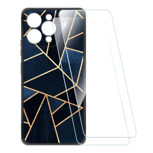 ESACMOT �v�����g�P�[�X + 2�������K���X�t�B���� Doogee Note 58 Pro �Ƃ̌݊�������, �Ռ��z���\�t�g�J�o�[ HD�N���A (�X�g���C�v)