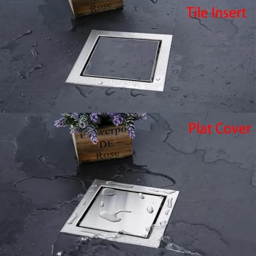 Drain de sol de douche invisible 15 cm avec évacuation linéaire longue - 4