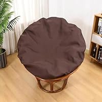 Papasan Kussen, Papasan Stoelkussen, Outdoor Papasan Stoel, Papasan Hangende Mand Stoel Pad Zacht Dikker Schommel Papasan Stoel Kussen Buiten (Alleen Kussen) (Maat: 110 * 110 cm, Kleur: Wit
