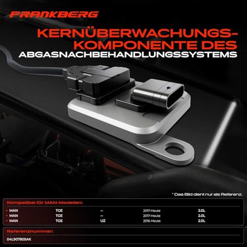 Capteur NOX compatible TG.E résout baisse de puissance 04L907805AK - 3