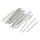 Escala de guitarra elétrica 24 trastes 2,2 mm tom prateado para substituição de escala de guitarra, pacote com 24