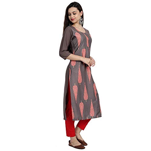 Image of Pinkmint Women's Crepe Regular Kurta