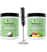 Natural Vitamins Natural Super Greens Powder | Great Tasting Superfood Fruits and Vegetables Juic...
