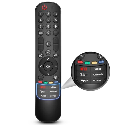 Universal for LG Smart TV OLED QNED UHD NanoCell Webos 4K 8K Magic Remote Control Replacement, 1 Year Warranty