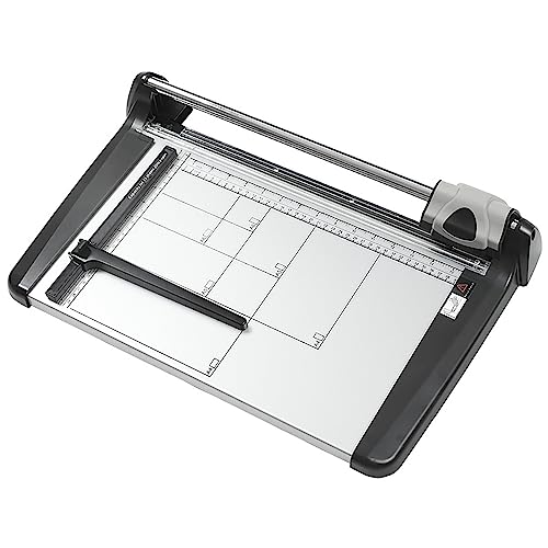 Taglierina per carta resistente, capacità di 15 fogli, scala di precisione per taglio liscio in ufficio, studio, biblioteca, stampa fotografica, allineamento accurato