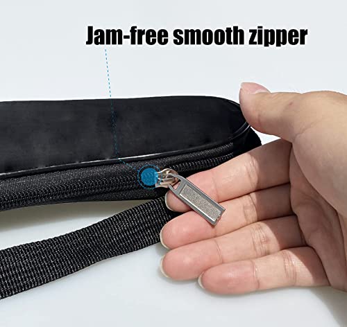 Padel Racquet Cover Bag， Pop Tennis Racket Cover Bag For Protect Water Proof,Lightweight Padded Racket Carrying Bag W/ Adjustable Shoulder Strap Compatible With Wilson, Dunlop (2Pcs Padel Racket) #TOP6