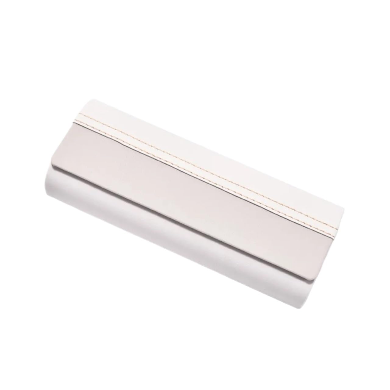 Estuche de cuero for gafas, caja almacenamiento portátil antipresión, accesorios for, 2 uds Para Gafas