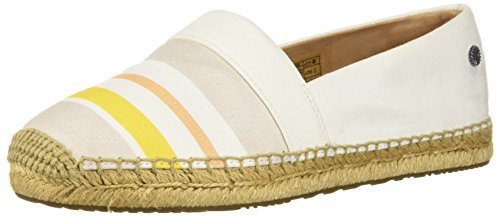 Mocassins blancs femme UGG Reneda Stripe chaussures plates taille 6.5