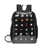 CHERRY SAUCE Unisex Ita Bag with insert Pin Kawaii Cute Display Backpack Anime Cosplay Outdoor Mountain Climbing